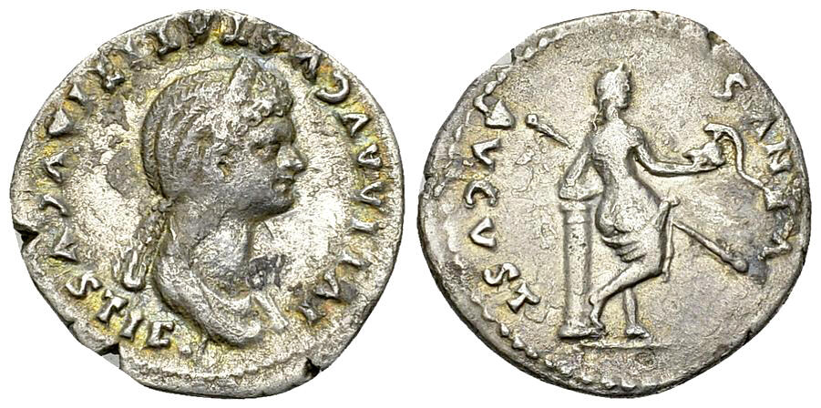 Denarius - Julia Titi (VENVS AVGVST; Venus) - Roman Empire 