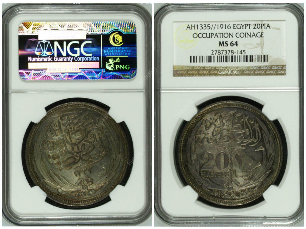 NumisBids: CollecTodo Auction 18 (23 Jul 2018): Egypt Graded Coins