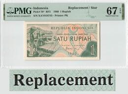 INDONESIA 1   RUPIAH  1960 P  76   Uncirculated