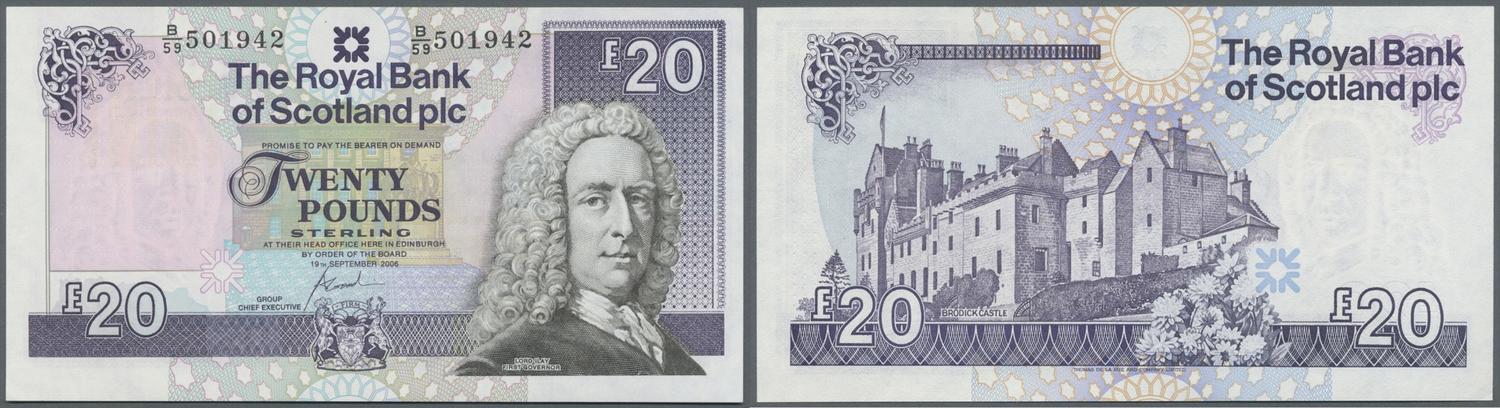 Bank of Scotland £100 banknote UNC condition, 