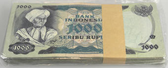 VF 1000 Rupiah 1975 Indonesia P 113 a