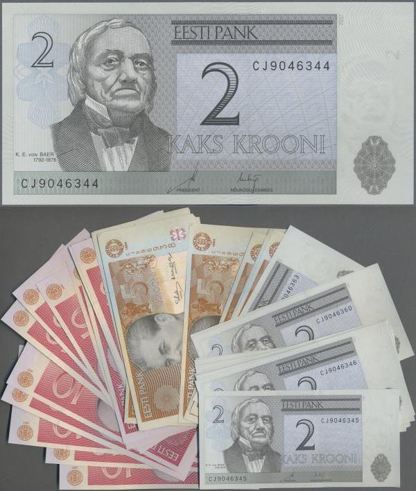 ESTONIA  2  KROONI 2006   P 85a   Uncirculated Banknotes