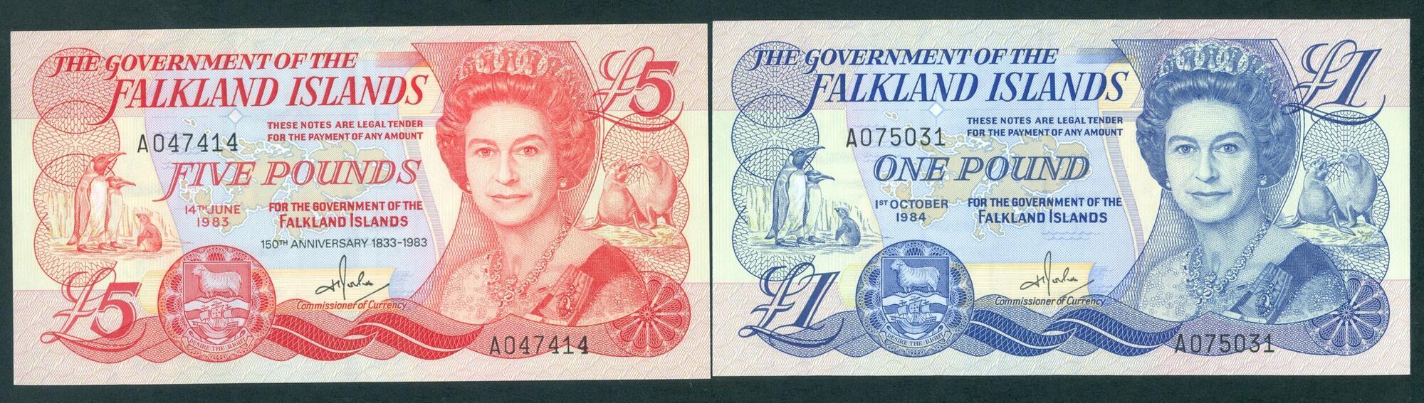 UNC Isle of Man 1983 £ 50 note depicting Queen Elizabeth II P-39 