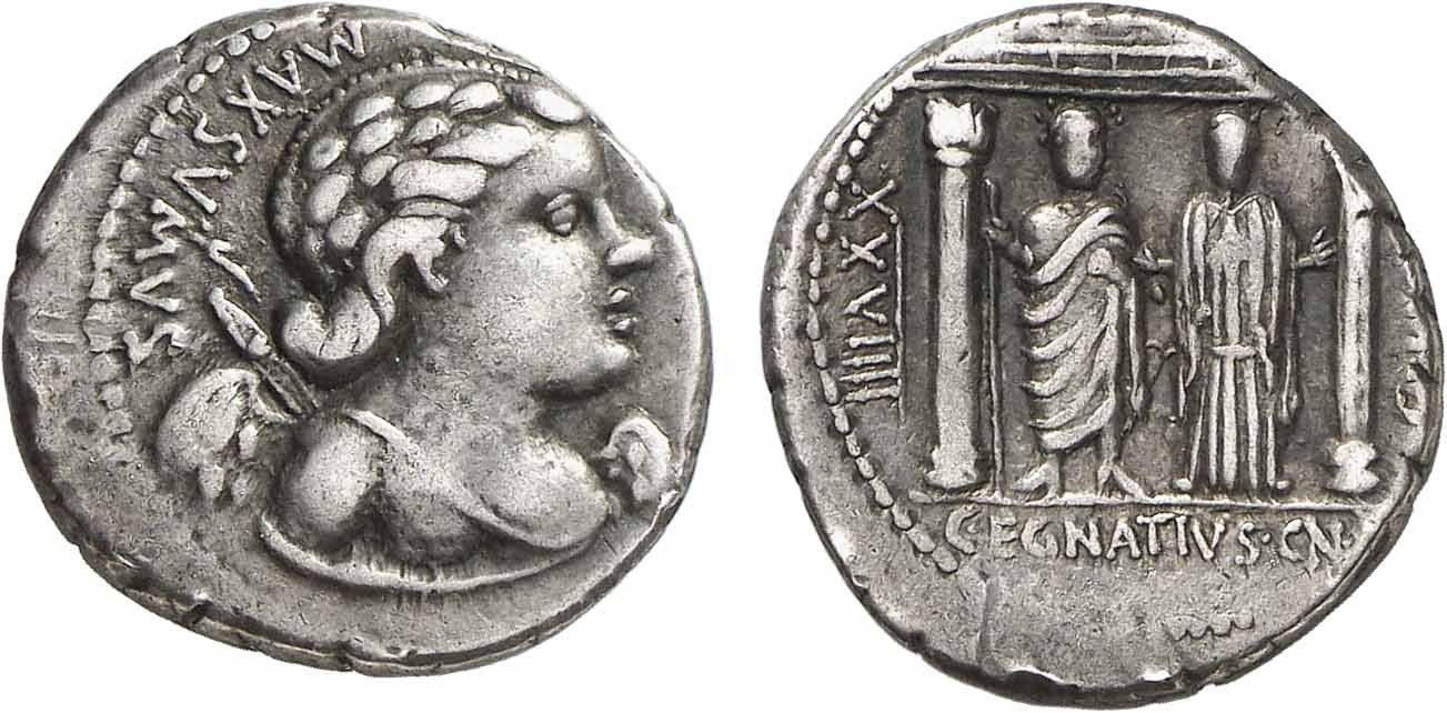 Ancient Roman coin official website.