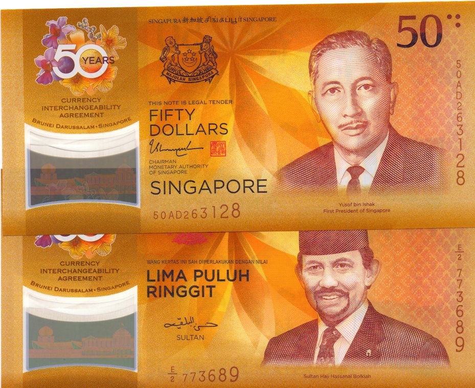 2017 P-New Singapore Polymer 50 Dollars UNC />  Commemorative