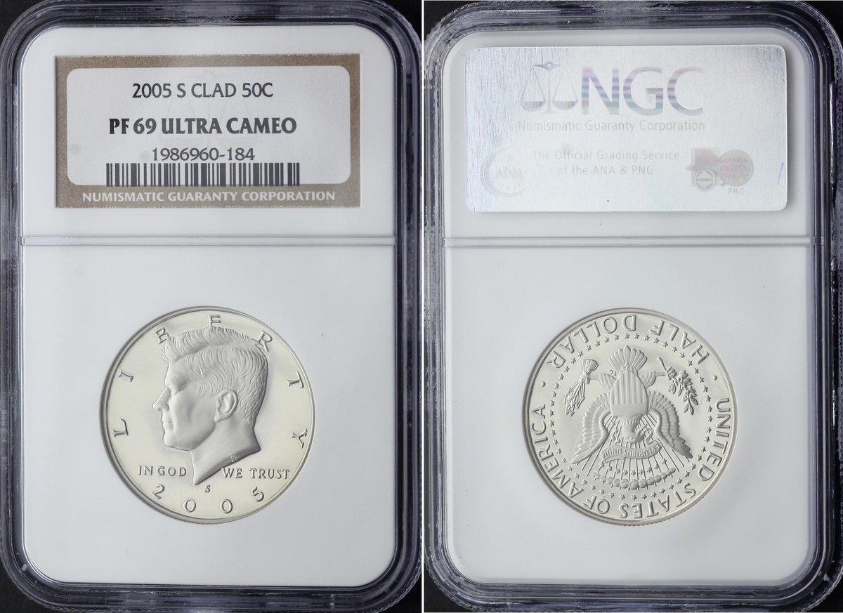 2000-S ULTRA CAMEO~~PROOF KENNEDY NGC  PF69 SILVER