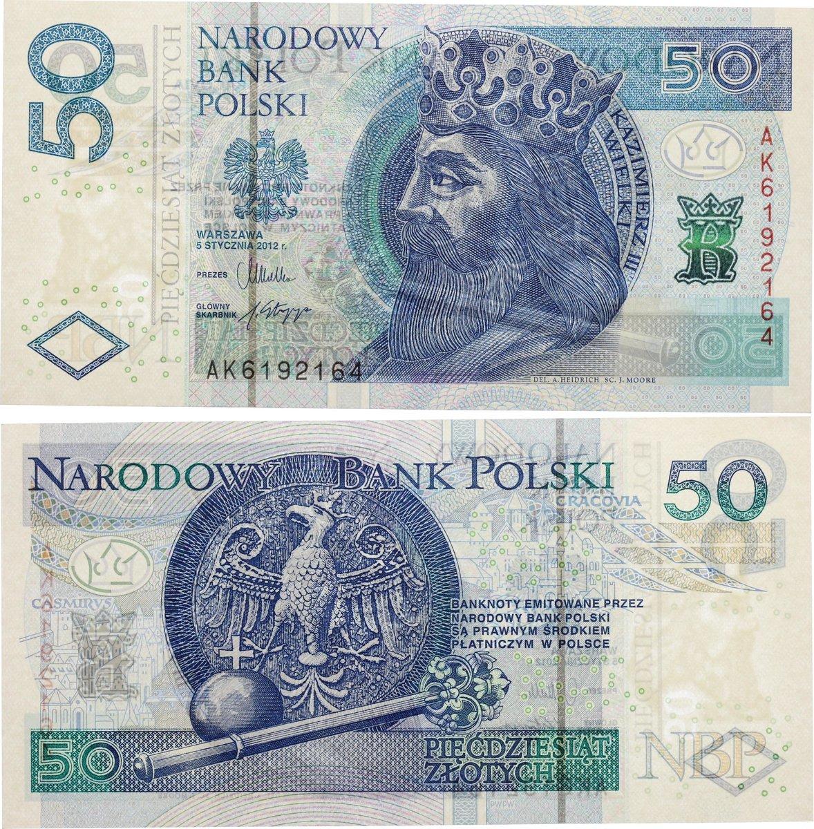 POLAND 20 Zlotych Banknote World Paper Money UNC Currency Pick p149 Bill Note