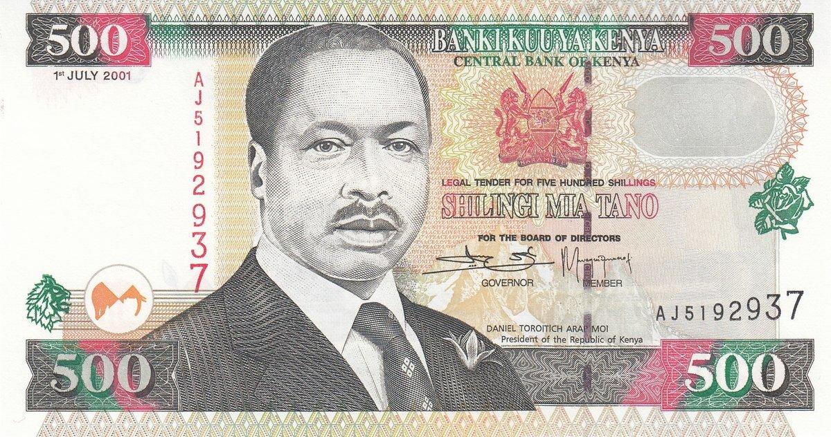UNC Original Kenya 100 Shillings 2001 P-39d Banknotes