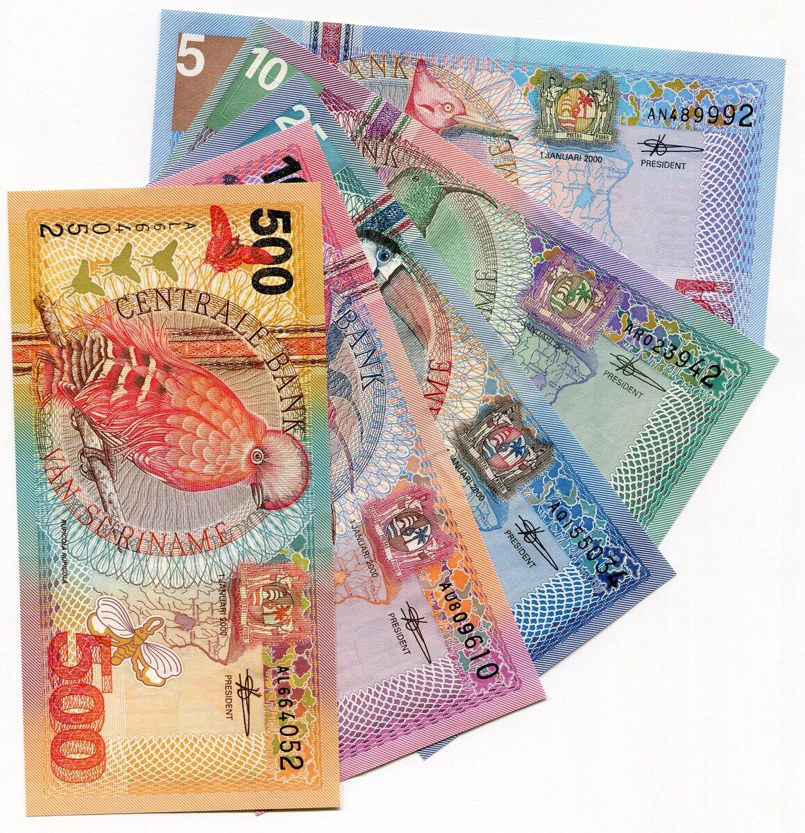 Gulden 2000 P-151 Unc 1,000 Suriname 1000 