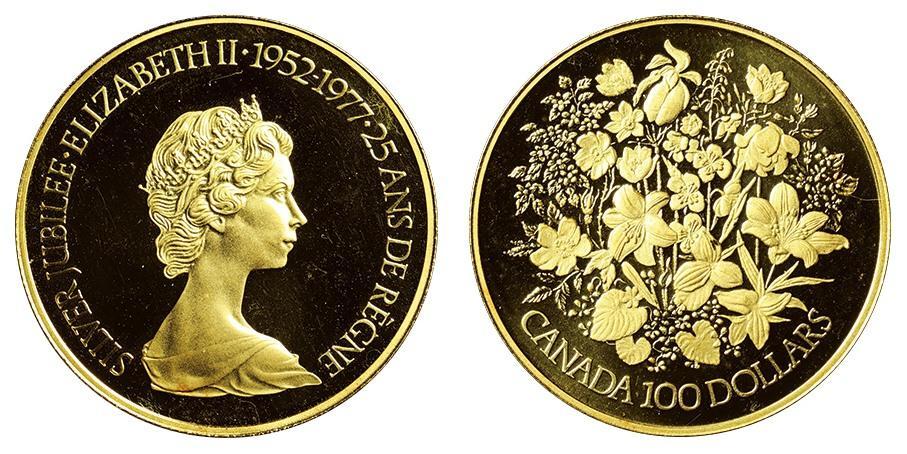 激安価格の  22k 1/2オンス 1980年北極諸島100年記念 カナダ１００ドル金貨 旧貨幣/金貨/銀貨/記念硬貨
