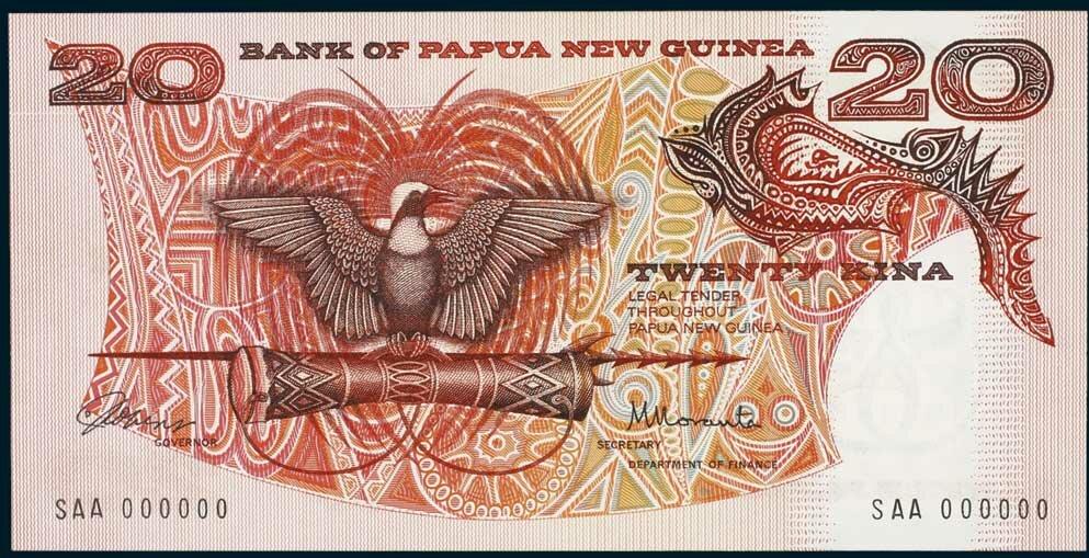 Papua New Guinea P-17  1998 10 Kina-Crisp Uncirculated 