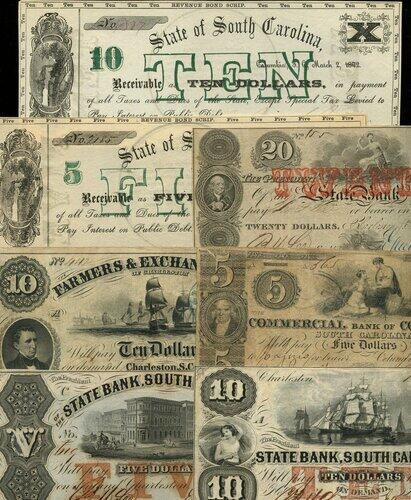 NH Piscataqua Exchange Bank 6 Notes Copy Reproduction Obsolete Bank Notes 