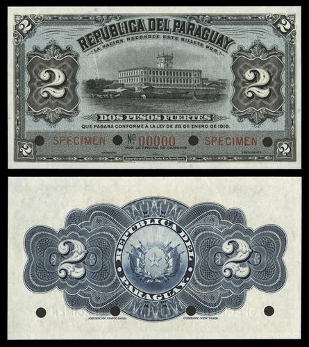 Paraguay 1000 pesos 1920 UNC Reproduction