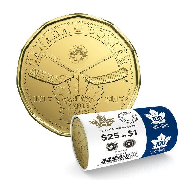 $1 Canada 1917-2017 "100th Anniversary Of Toronto Maple Leafs "Coin Sealed RCM 