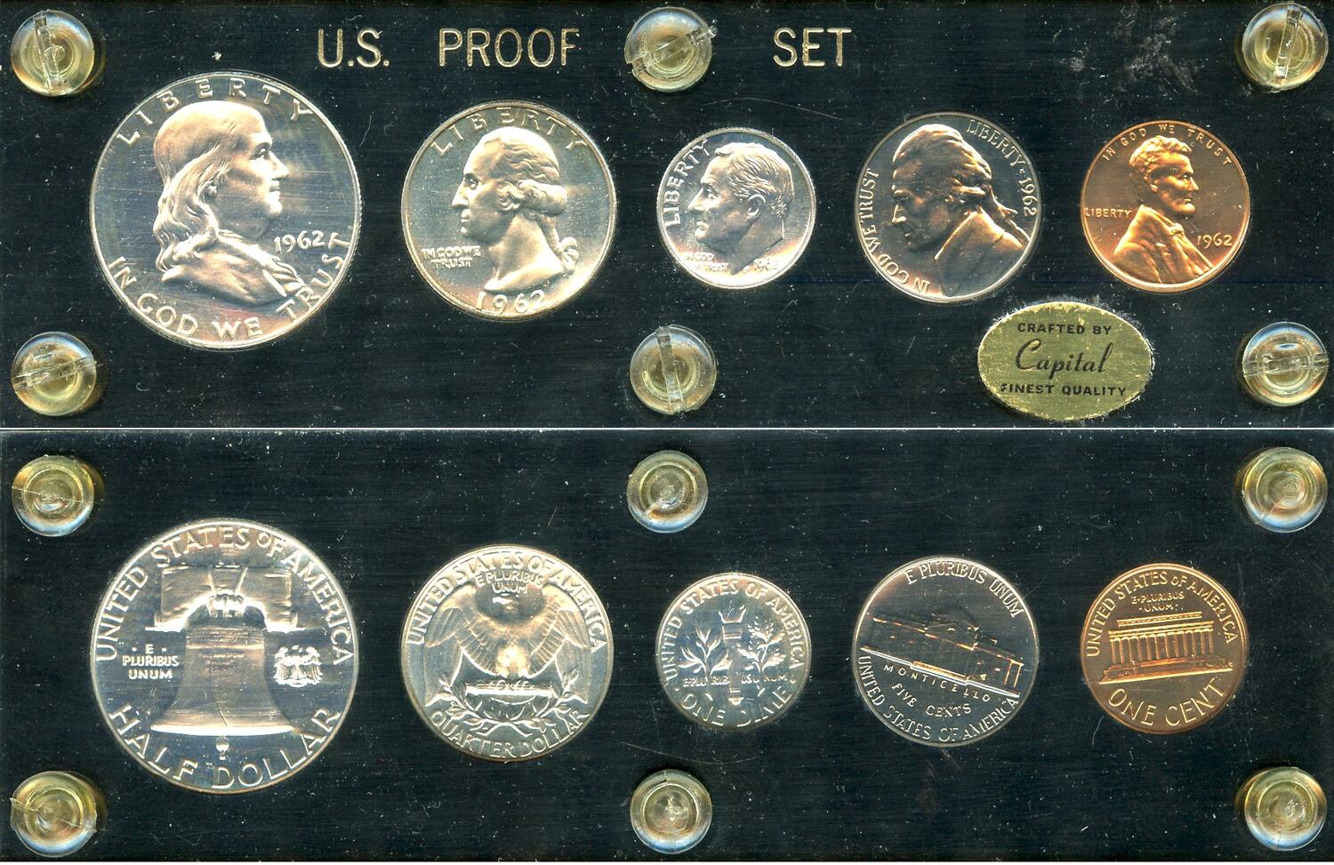1965 Proof Like Set in Capital Plastic Case 